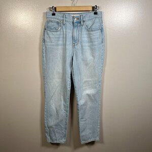 Madewell The Perfect Vintage Jean 26 Fitzgerald Light Wash High Rise Blue Denim